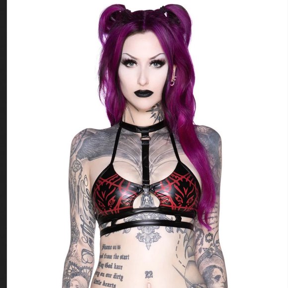 Killstar Raise Hell Cage Bra - Picture 1 of 3